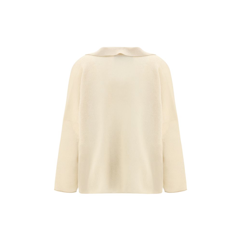 Beige Cashmere Polo Shirt