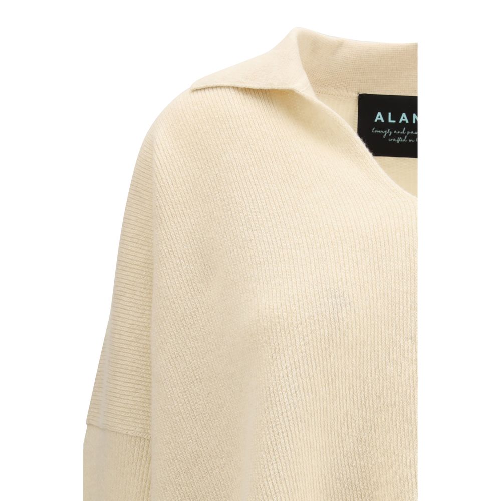 Beige Cashmere Polo Shirt