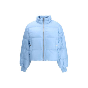 Light Blue Nylon Coat