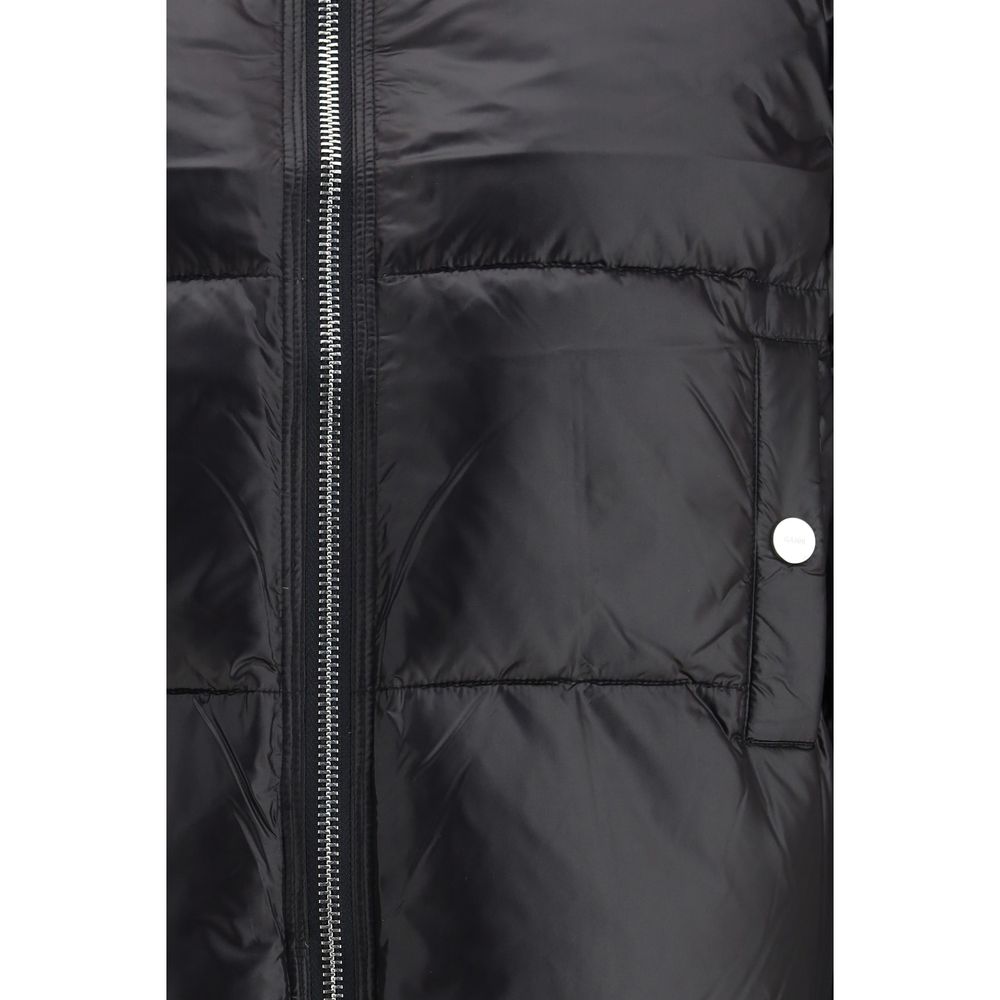 Black Nylon Coat