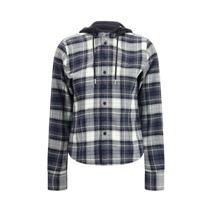 Blue Cotton Pattern Shirt