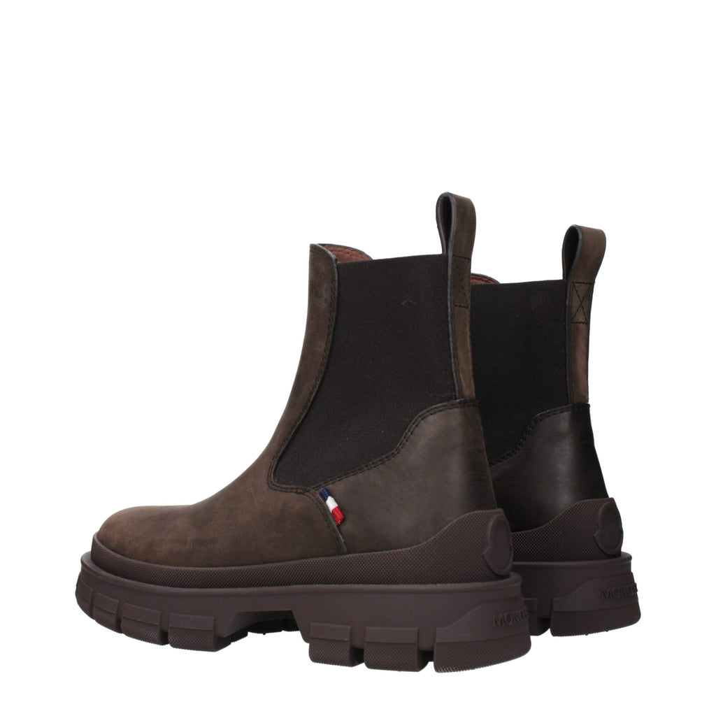 Brown Leather Ankle Boots