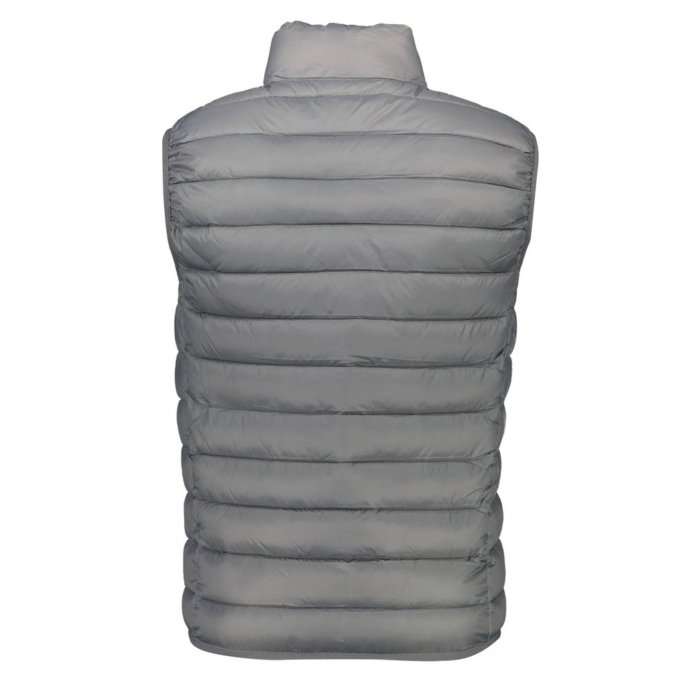 Gray Polyamide Sleveless Jacket