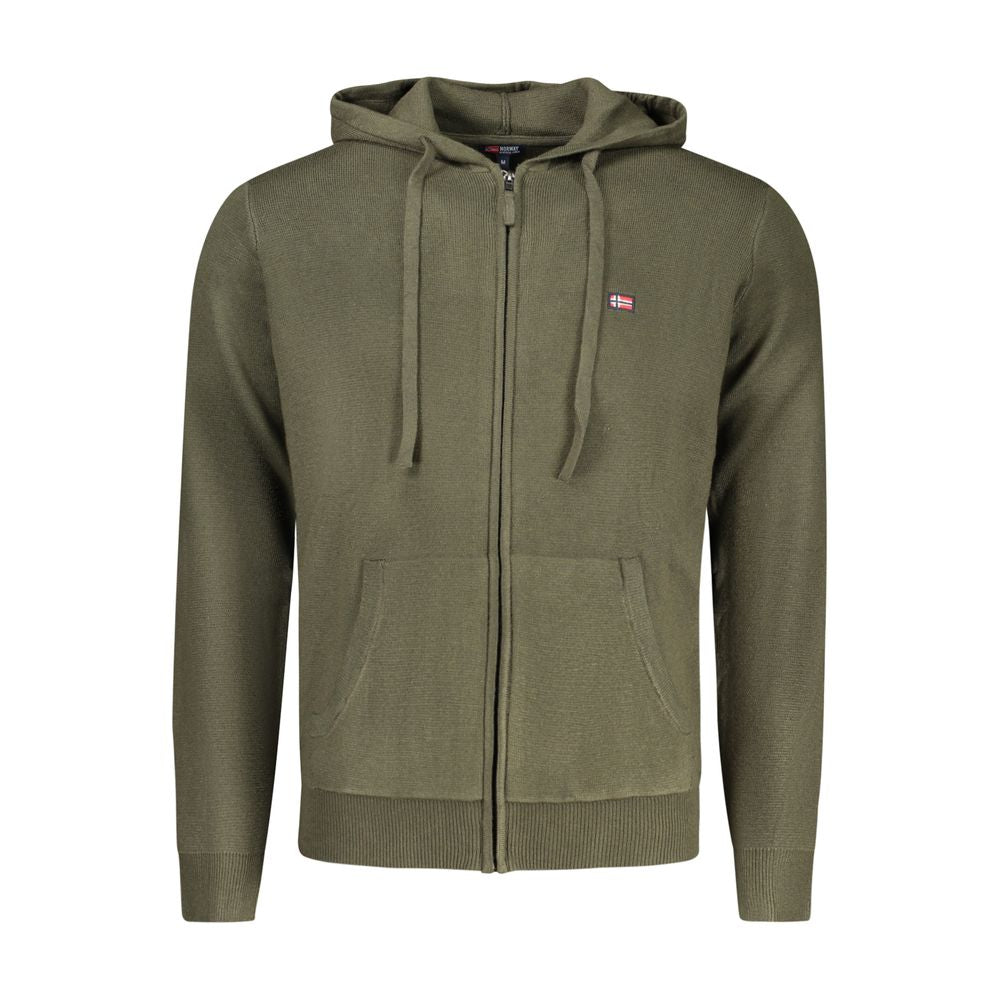 Verde Poliammide Men Cardigan
