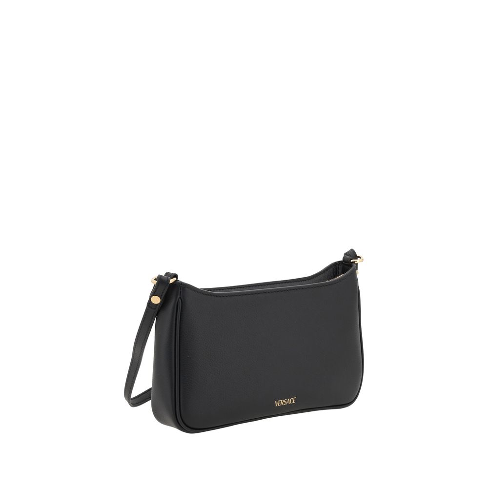 Black Calf Leather Bos Taurus Shoulder Bag