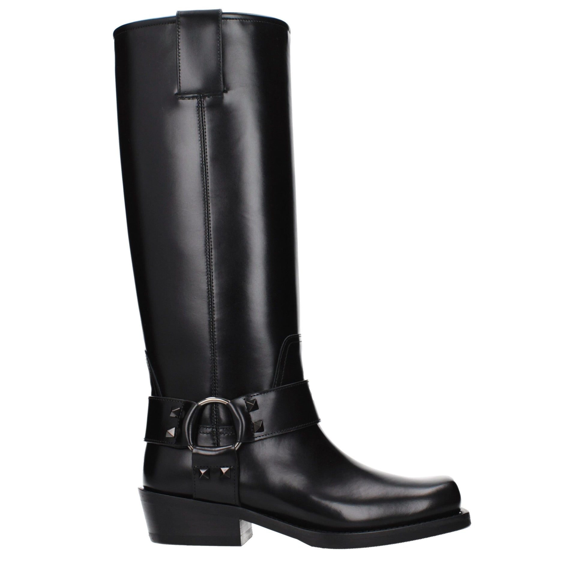 Black Leather Boots