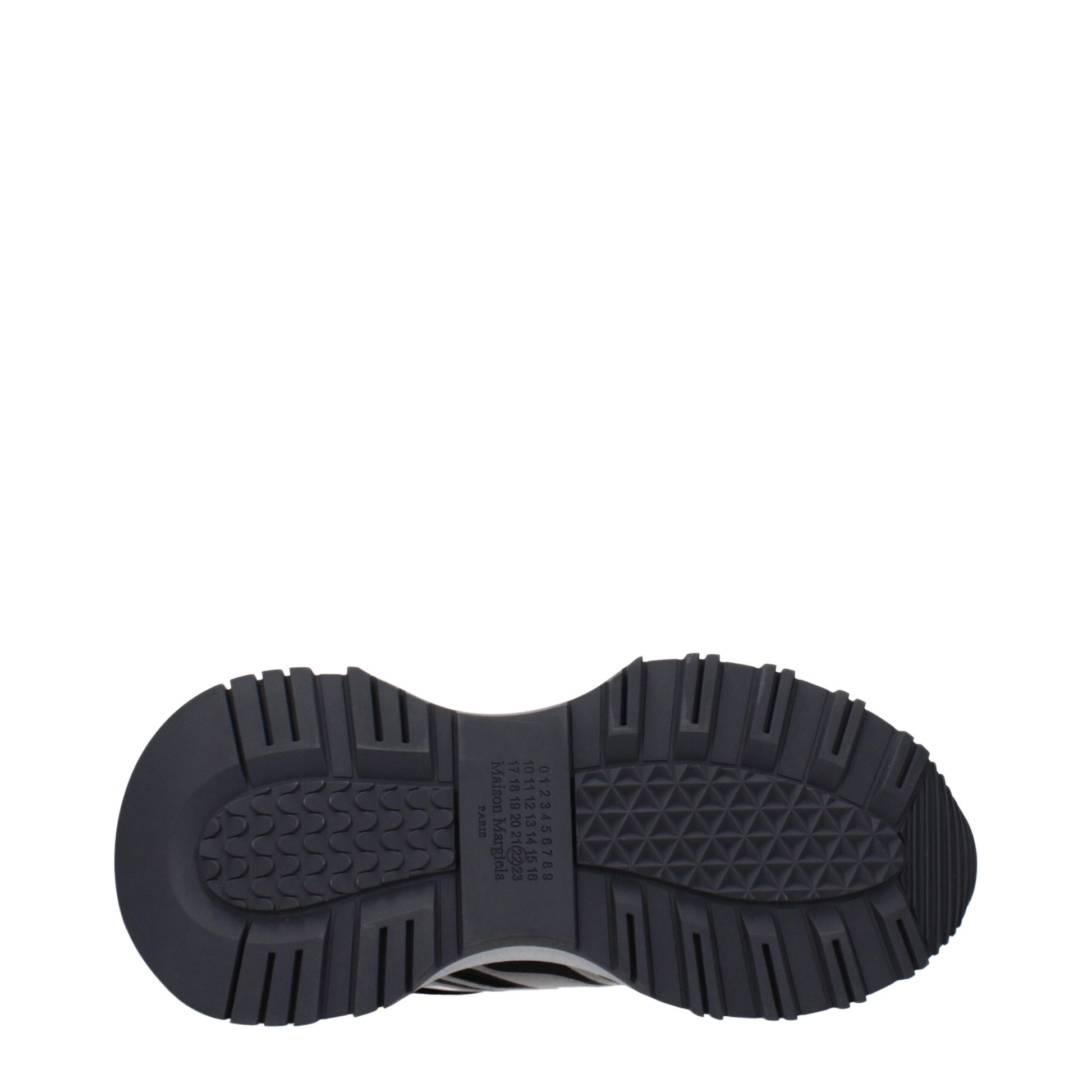 Black Fabric Athletic Sneakers
