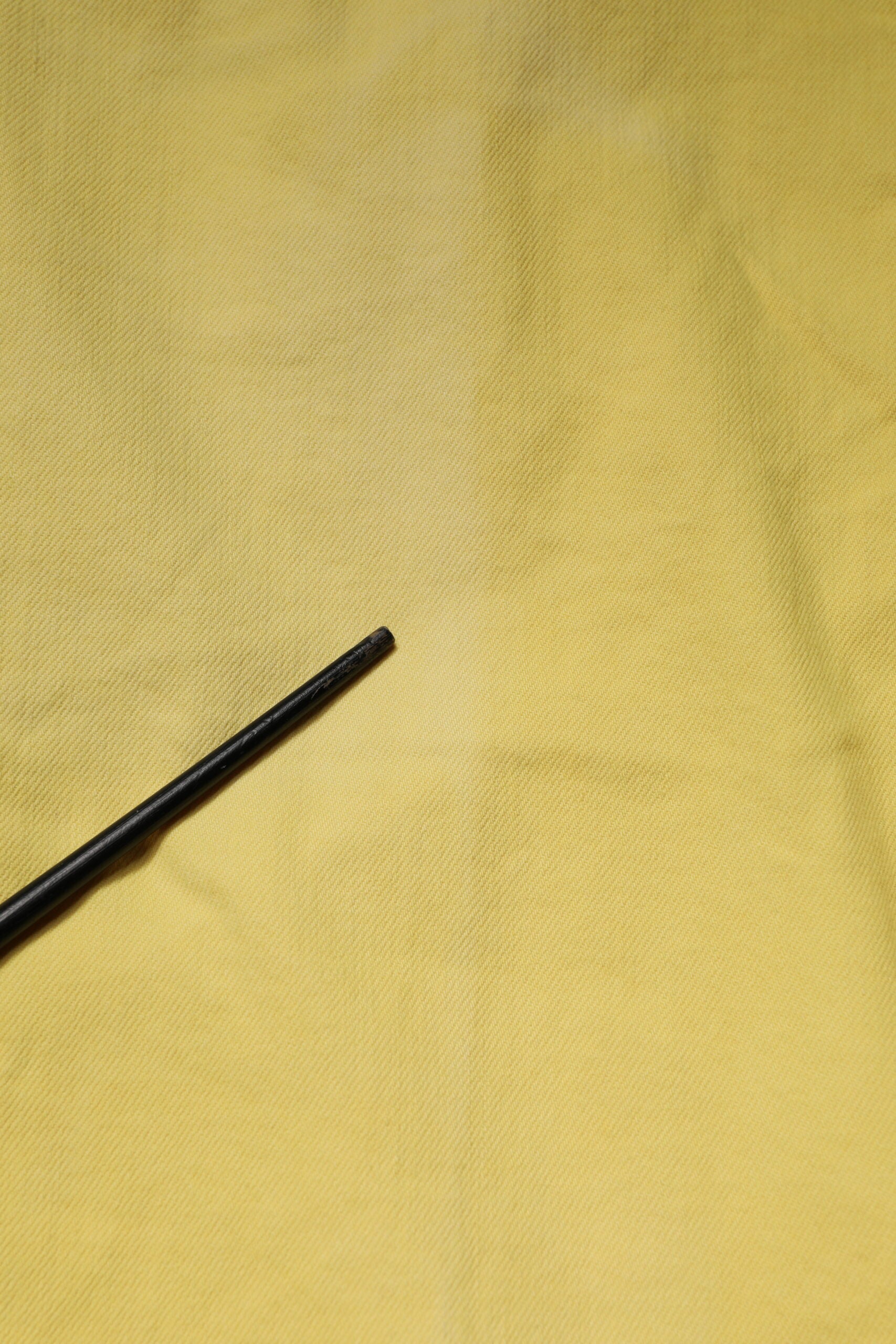 Yellow Tapered Mid Waist Denim Trouser Jeans