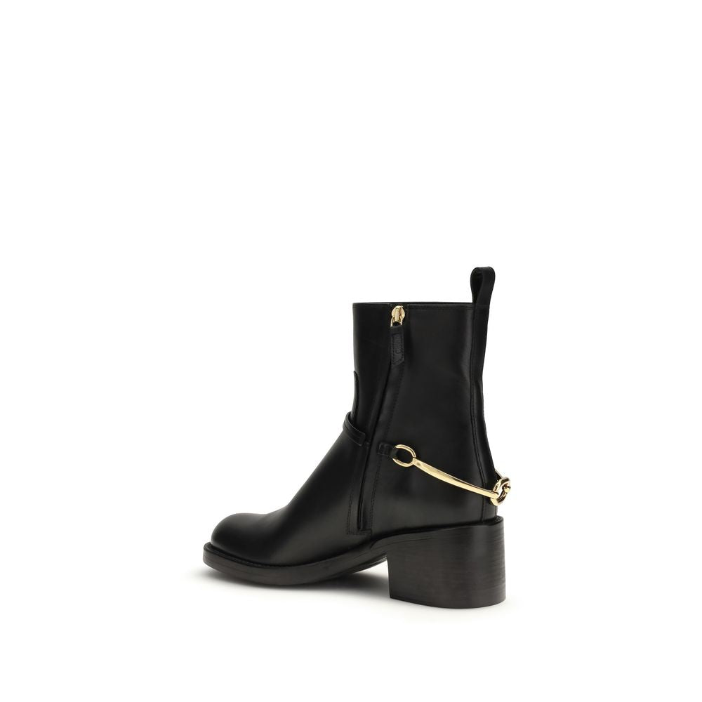 Black Lamb Ovis Aries Aries Ankle Boots