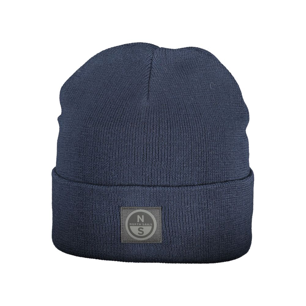 Blue Polyester Men Cap