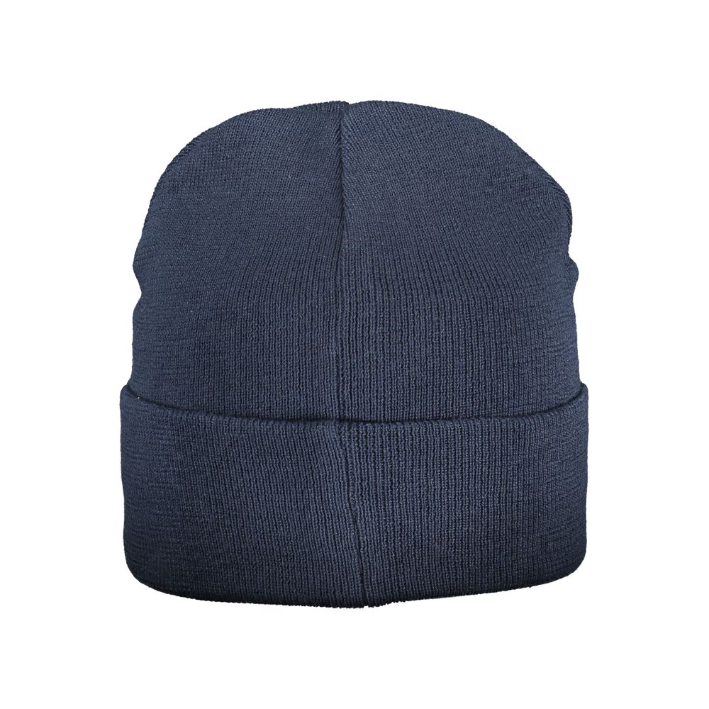 Blue Polyester Men Cap