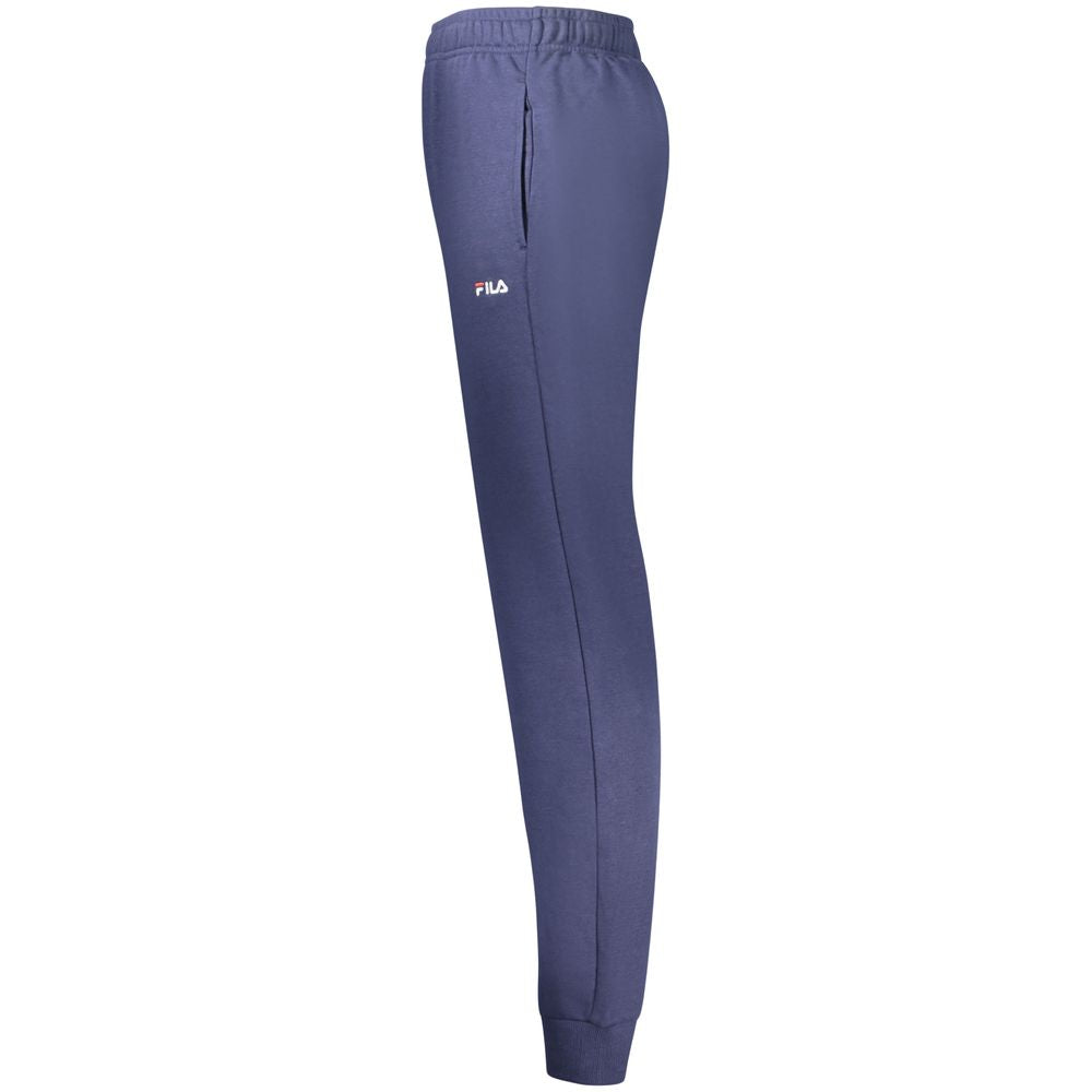 Blue Cotton Men's Sweatpant