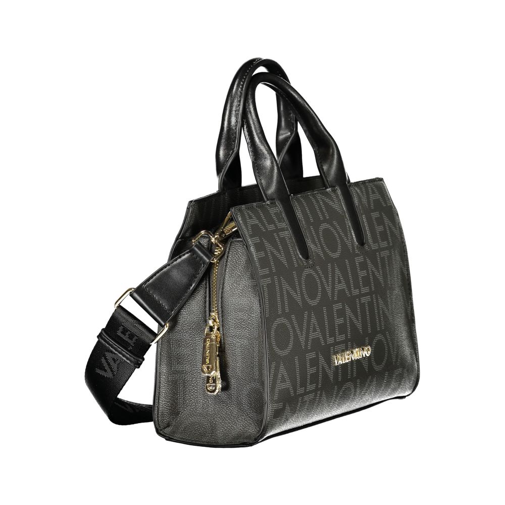 Red Polyurethane Womens Bag with Adjustable Shoulder Strap