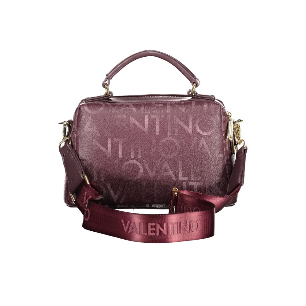 Rosso Polyurethane Women Handbag