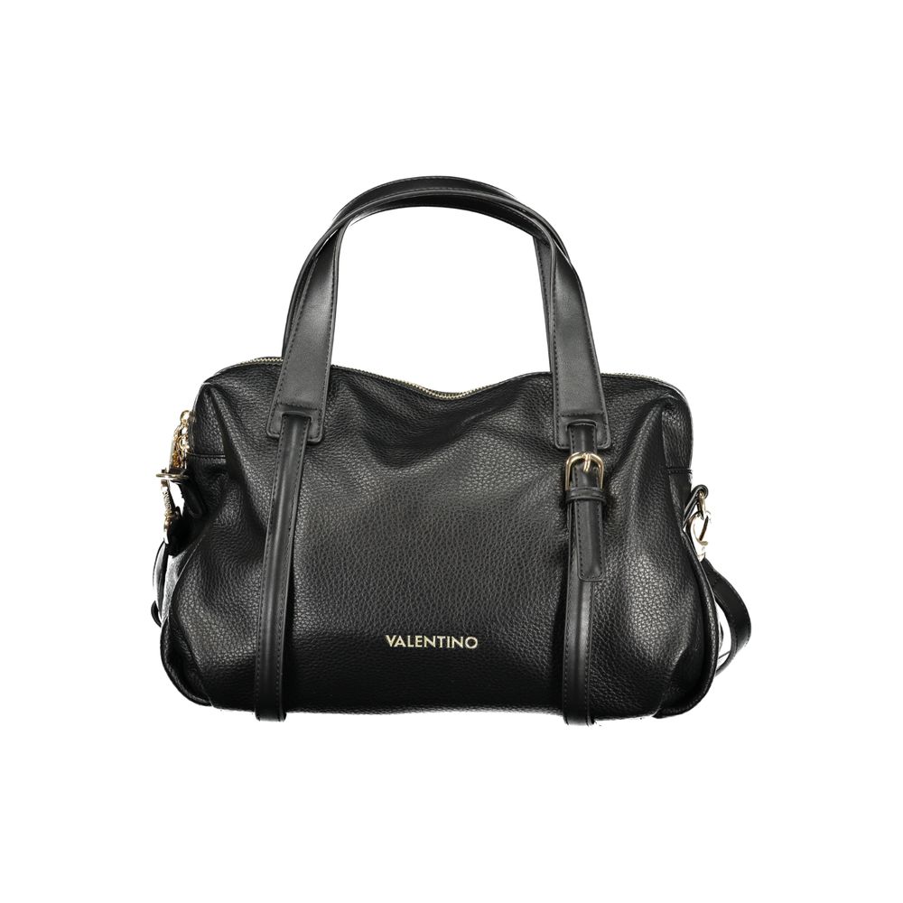 Black Polyurethane Women's Bag
