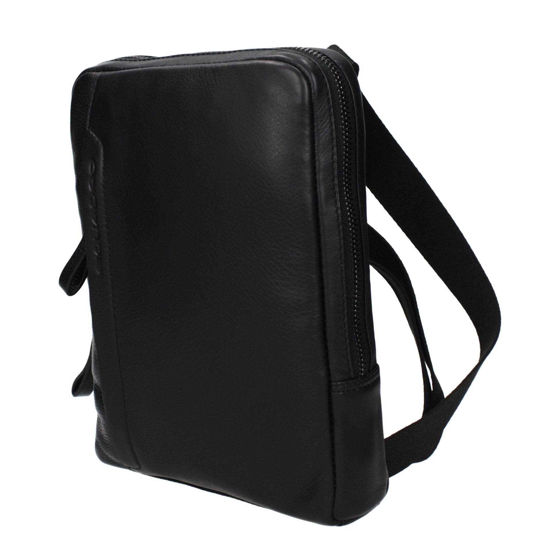 Black Leather Crossbody Bag