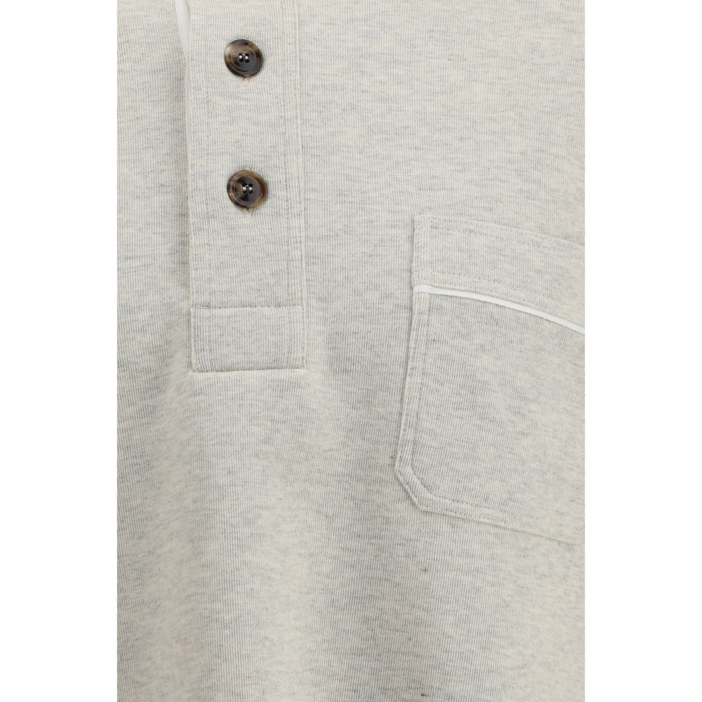 Beige Cotton Sweatshirt