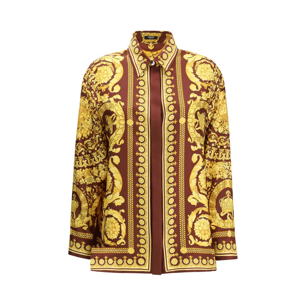 Bordeaux Silk Shirt