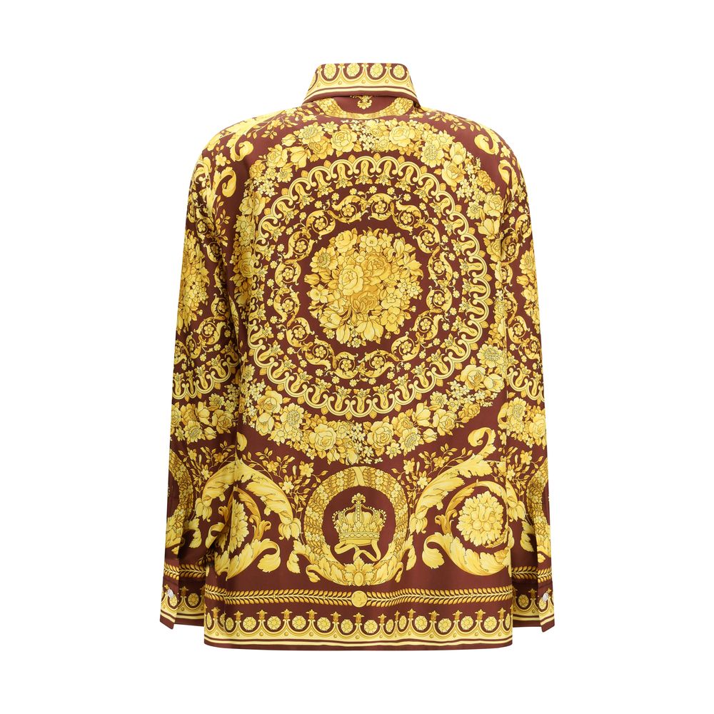Bordeaux Silk Shirt
