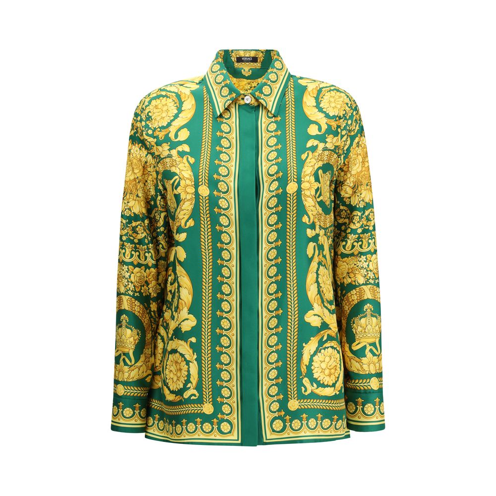 Bicolor Silk Shirt