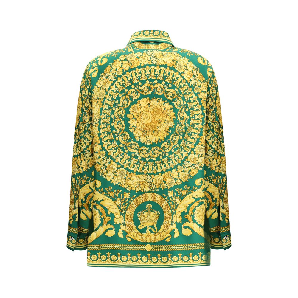 Bicolor Silk Shirt